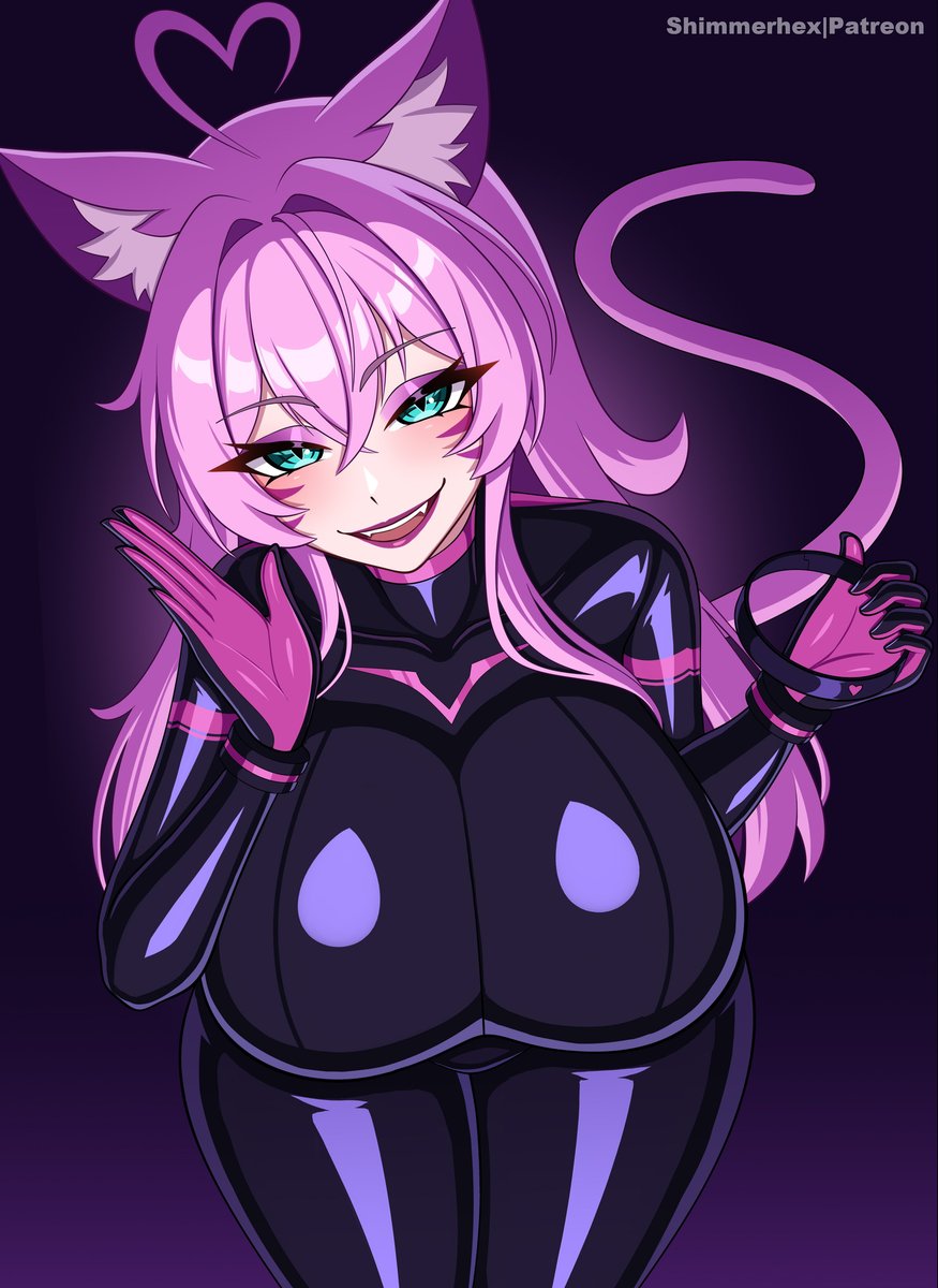 My catgirl villainess is back, this time with a special collar she'd like you to try on.

Supporters can see the spicy continuation in the link below.
