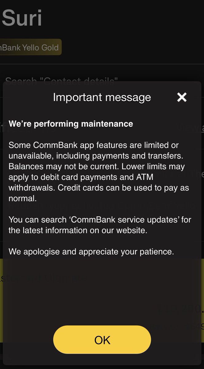 surihere's tweet photo. @CommBank This is a bit ridiculous! Not allowing me to access NetBank and make a payment at 8:30AM on a Saturday! https://t.co/dqLmNDSeiN