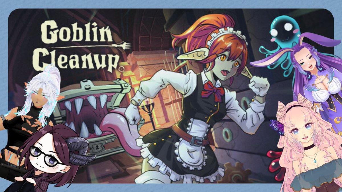 Aaiza Project✨🌸Light Elf VT✨🌸 (@aaizaproject) on Twitter photo ✨ Collab kicks off soon! ✨
🕔 5PM PST w/ <a href="/ElainBriar/">Elain Briar 🦋🪄✨️| Road to rebrand 2026!</a> <a href="/BunnieNovaVT/">bunnienova | ancient bunny mage vtuber 🐰💫🪄</a> <a href="/FateMagnet/">FateMagnet</a> & <a href="/AaizaProject/">Aaiza Project🌙🌸Light Elf VT⚔️</a>
Dungeon mess? Goblin maids got this 🧹💚
Join us for cozy chaos & laughs!
🎁 A copy of this adorable #IndieGame is up for grabs — winner drawn from the attached post 👇 ✨ Collab kicks off soon! ✨
🕔 5PM PST w/ <a href="/ElainBriar/">Elain Briar 🦋🪄✨️| Road to rebrand 2026!</a> <a href="/BunnieNovaVT/">bunnienova | ancient bunny mage vtuber 🐰💫🪄</a> <a href="/FateMagnet/">FateMagnet</a> & <a href="/AaizaProject/">Aaiza Project🌙🌸Light Elf VT⚔️</a>
Dungeon mess? Goblin maids got this 🧹💚
Join us for cozy chaos & laughs!
🎁 A copy of this adorable #IndieGame is up for grabs — winner drawn from the attached post 👇