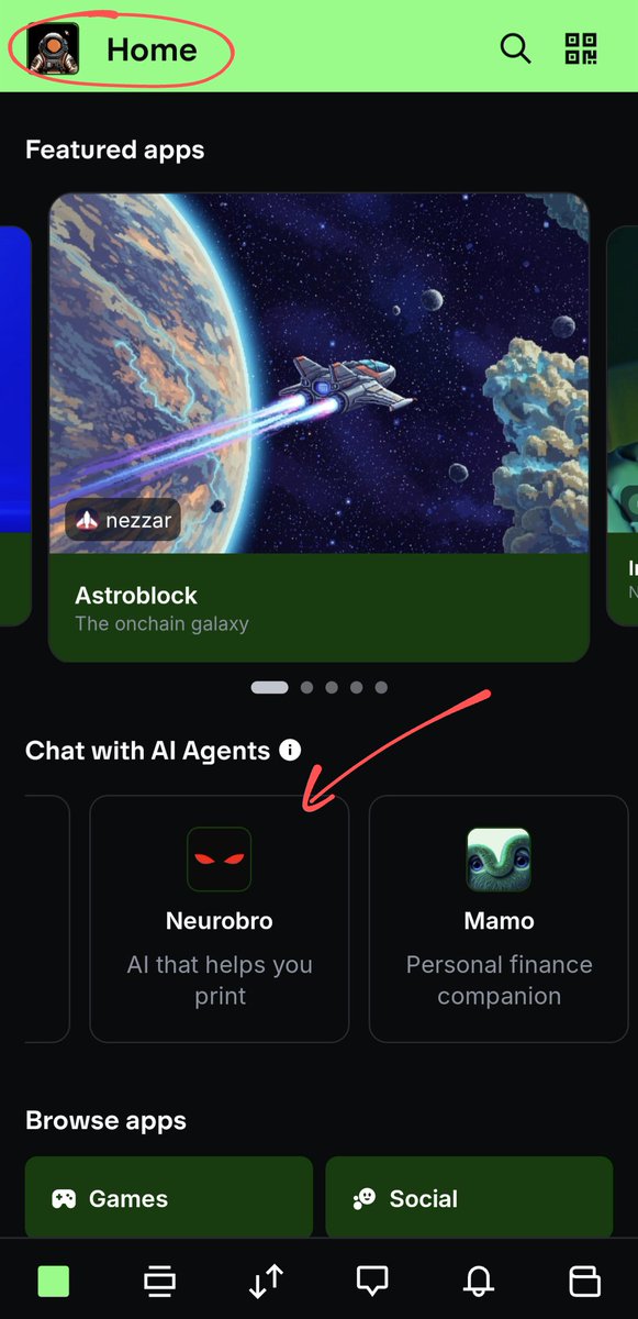 iamspacecreated's tweet photo. Guys, I think many of you have no idea how bullish this actually is.

To put it in perspective:

There are 1,000,000+ people on the Base app waitlist

Our XMTP agent is one of just 10 listed AI agents.

It’s directly on the "home" → every single one of those 1M people joining Base App will automatically see Neurobro the moment they open the app

Even if only 1/3 of this 1M+ people (aka. 30 %) asks just one question, that’s already ≈300,000 conversations/eyes on Neurobro on DAY ONE.

That’s like filling 3 Wembley Stadiums!!

A lot of work, blood & tears went into this from both the @base @baseapp & @0xNeurobro @axioma_ai teams!

Massive plans ahead 👀