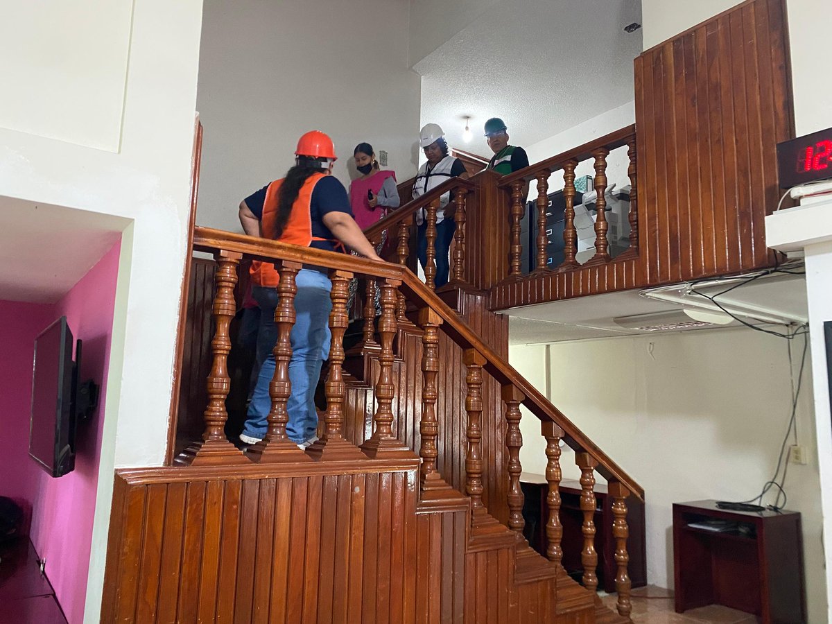 Para promover la cultura de protección civil, la 01 Junta Distrital Ejecutiva del INE Tuxtepec formó parte del Segundo Simulacro Nacional 2025.