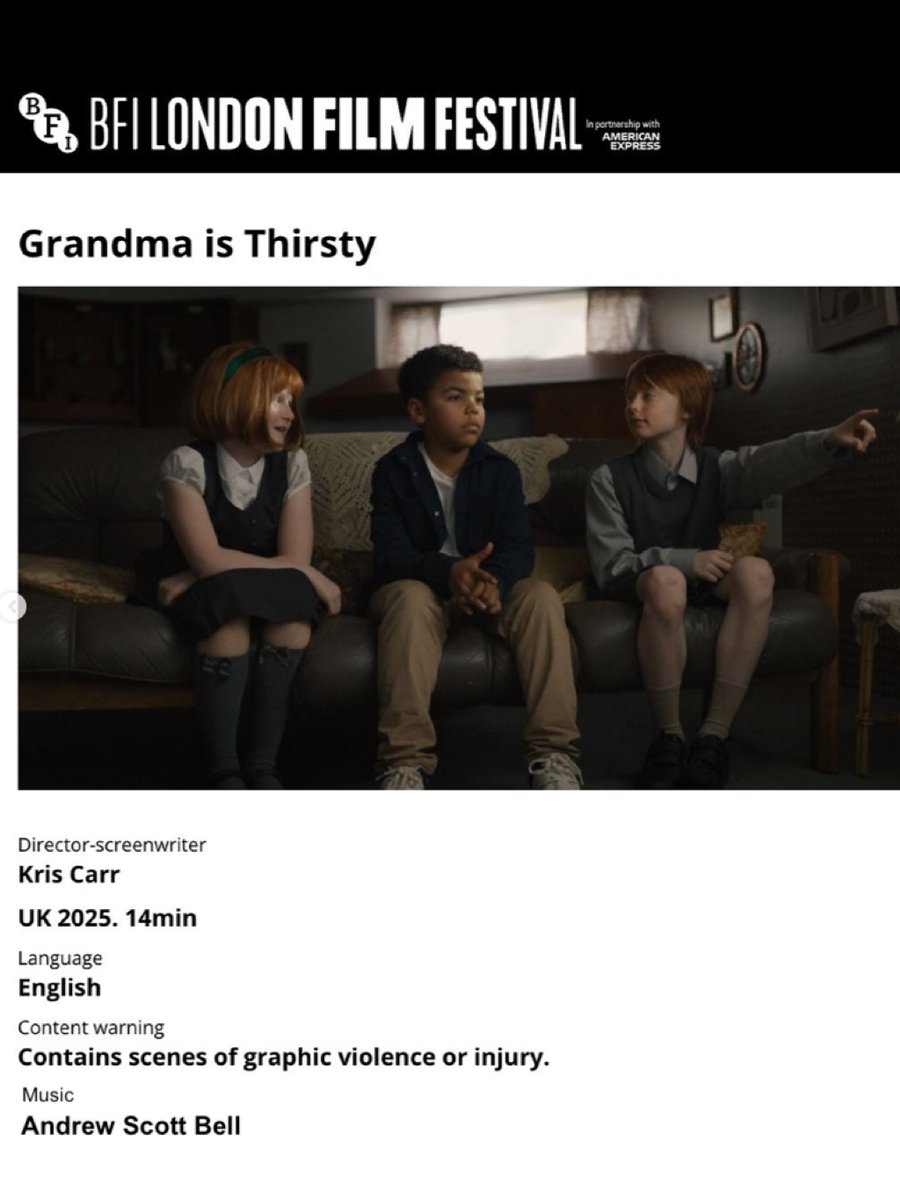 Different Direction Mgmt (@mgmt_dd) on Twitter photo ๐ฎ๐น๐จ๐ต๐ซ๐ด๐จ ๐ฐ๐บ ๐ป๐ฏ๐ฐ๐น๐บ๐ป๐ scored by our distinguished client <a href="/andrewscottbell/">Andrew Scott Bell</a> will be screening at the BFI London Film Fest, which is going on October 8-19! Congrats Andrew! #andrewscottbell #grandmaisthirsty #filmfestival #ascap #horror
Info: tinyurl.com/24ezb2nh ๐ฎ๐น๐จ๐ต๐ซ๐ด๐จ ๐ฐ๐บ ๐ป๐ฏ๐ฐ๐น๐บ๐ป๐ scored by our distinguished client <a href="/andrewscottbell/">Andrew Scott Bell</a> will be screening at the BFI London Film Fest, which is going on October 8-19! Congrats Andrew! #andrewscottbell #grandmaisthirsty #filmfestival #ascap #horror
Info: tinyurl.com/24ezb2nh