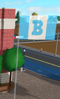 found this glitch where this flag pole is transparent and also the trees at the school are floating or in the ground <a href="/heybloxburg/">Welcome to Bloxburg</a>