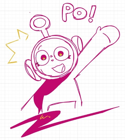 pinky_timmy's tweet photo. Po! ❤️

#teletubbies #po #fyp #whiteboardfox https://t.co/5h8rzrBctn