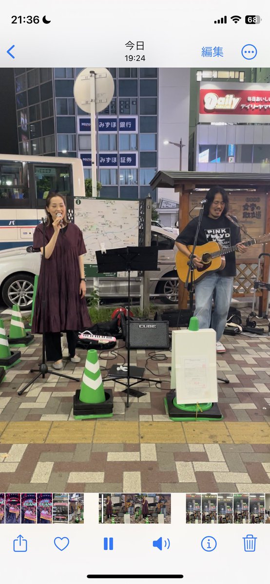 chichi_hitoshi's tweet photo. 市川駅前のストリートライブはJOYFUL PAIRさんを見てきました
肌に合うって言うか心地好いですね😊
次回は10/3 19:00
その前に9/29いちかわミュージックパークは、ニッケコルトンプラザ17:15-17:40
2025.9.19
#JOYFULPAIR https://t.co/o85ZQcow23