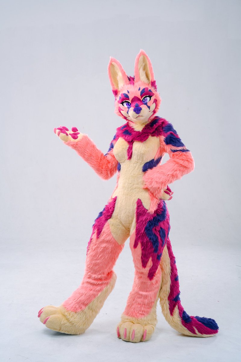 Ta-da!!! 

📷: <a href="/makanae02/">makanae</a>
🧵: <a href="/wurongcat/">乌绒造物社Wurongcat Fursuit Studio</a> 
#FursuitFriday #furry