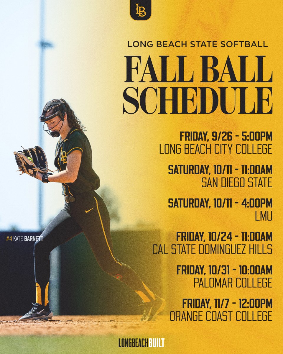 Fall Ball at The Beach! 🥎

 #GoBeach | #LongBeachBuilt
