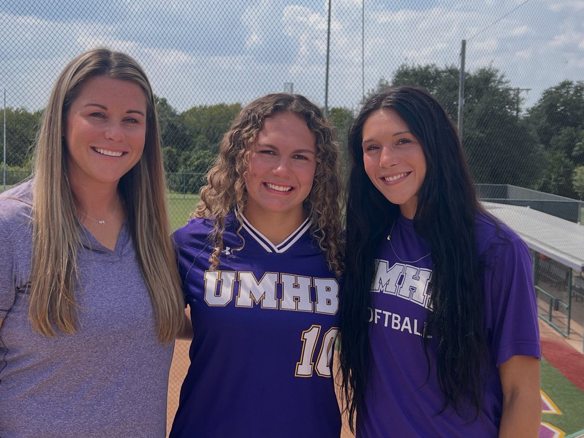 I’m blessed and excited to announce I have committed to the University of Mary Hardin-Baylor to continue playing softball at the next level while also pursuing my nursing degree. I thank God for all He has done for me and I couldn’t do this without Him. I thank my parents for all
