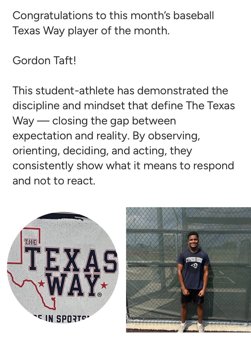 CyRidge Baseball (@cyridgerams2025) on Twitter photo 