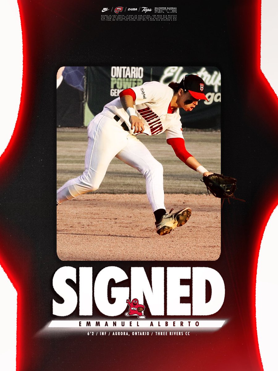 The North 🇨🇦 ➜ The Hill 🔏

Join us in welcoming Canada native Emmanuel Alberto to the Hilltopper Baseball roster 💯

#GoTops | <a href="/MannyAlberto27/">Manny Alberto</a>