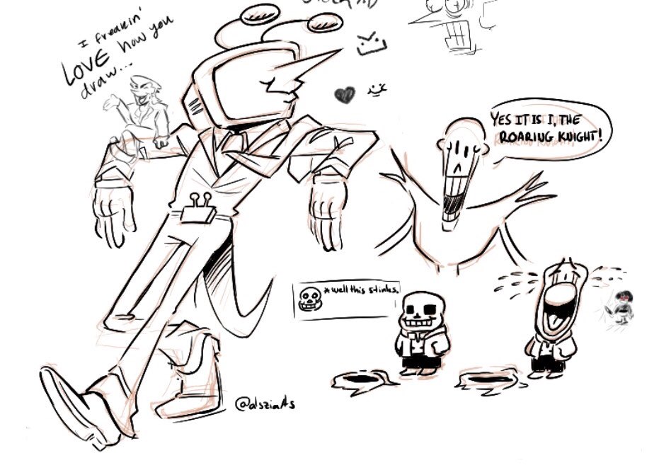 Alszi1's tweet photo. (4/4) #Papyrus #Sans https://t.co/3pUQ5TdfOO