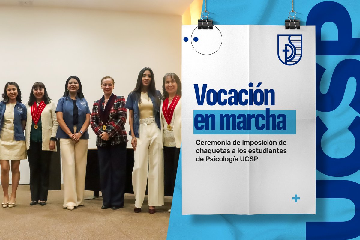 #FuturosPsicólogosUCSP | 👩‍⚕️🧑‍⚕️ Nuestros alumnos de la Escuela Profesional de Psicología recibieron la imposición de chaquetas en su primer semestre académico.
Este acto simbólico marca el inicio de su camino profesional y refleja su compromiso con una formación integral.
#SanPablo