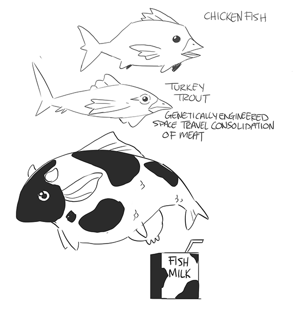 I'll be posting vis dev in like...a week, I don't want to spoil anything for anyone. But here's the origin of Fish Milk. #KnightsOfGuinevere