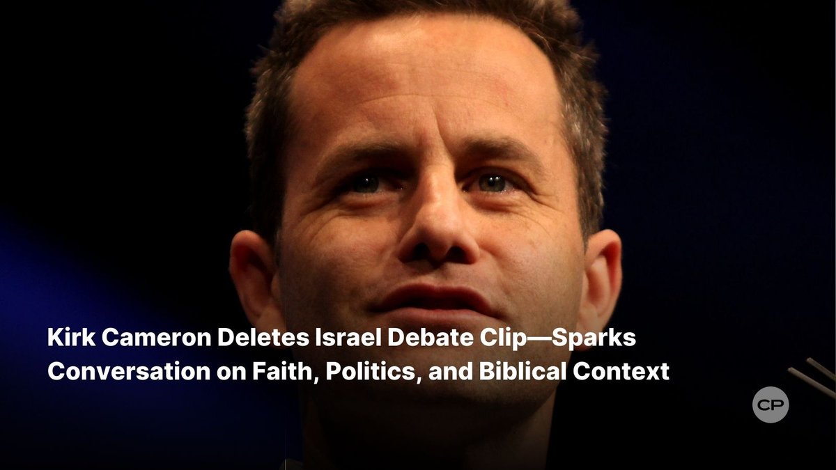 ChristianPost's tweet photo. Kirk Cameron deletes his controversial Israel debate video after backlash, calling for Christians to reconsider how faith and politics intersect.
#KirkCameron #IsraelDebate #BiblicalContext #FaithAndPolitics #DeletedClip
🔗 https://t.co/MMumIghKgv https://t.co/qQDJ6cAYeX