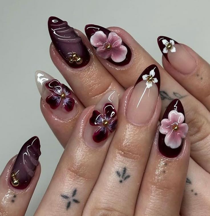redorchide's tweet photo. ugh i want my nails done like this 😌 https://t.co/HfkWrbtHPj