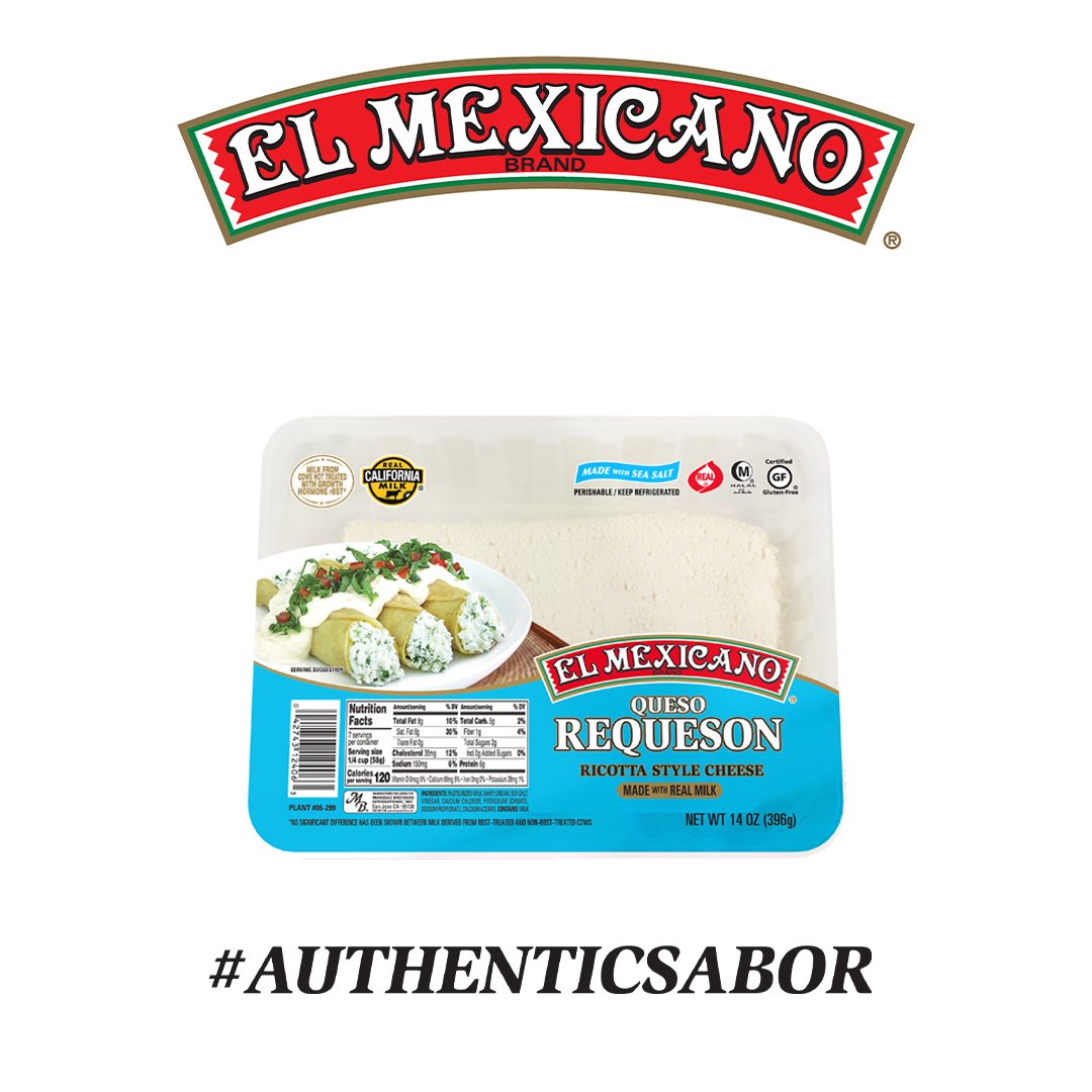 elmexicanobrand's tweet photo. Close the week with true Mexican sabor 🌮🇲🇽 Make tacos with Queso Requesón El Mexicano® and celebrate our roots with every bite. #AuthenticSabor https://t.co/57O5X8X4C1