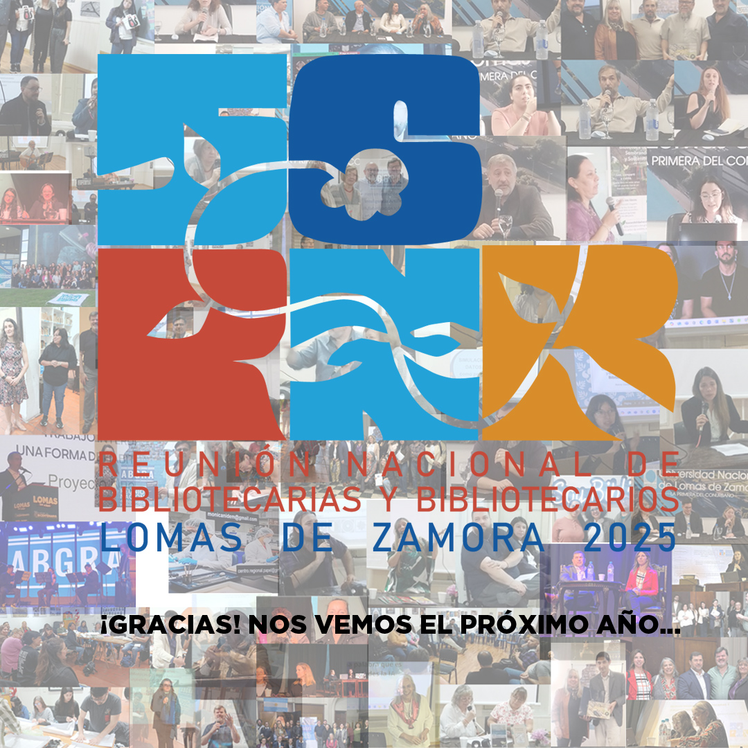 ¡Un inmenso gracias a todas y todos! Ha sido un honor recibir a las y los bibliotecarios en la 56° Reunión Nacional. Su entusiasmo y dedicación son el motor de nuestra profesión. Nos vamos con nuevas ideas y conexiones. ¡Nos vemos el próximo año! #56RNB #ABGRA #LomasDeZamora