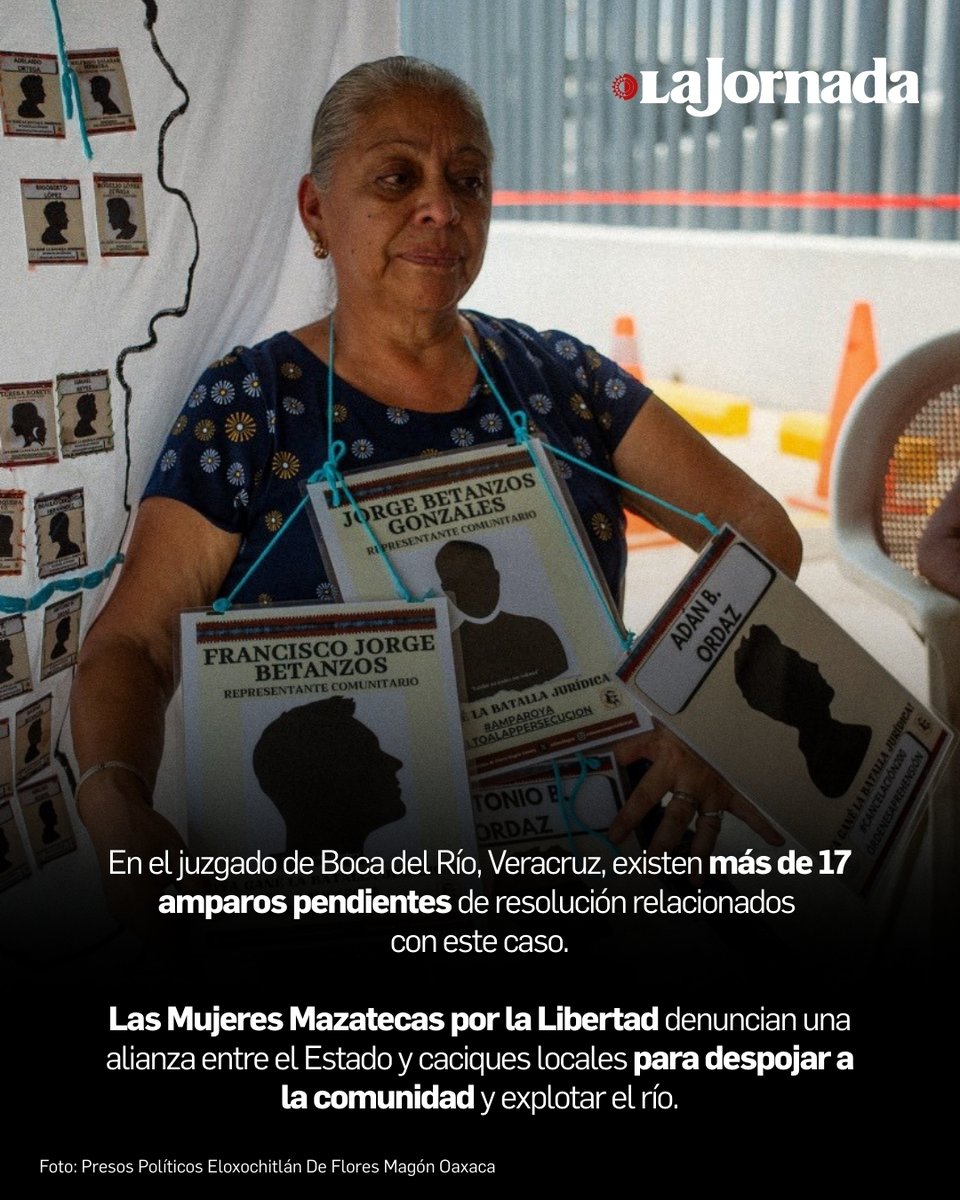 #Ojarasca | En #Eloxochitlán de Flores Magón, #Oaxaca, la defensa del río Xangá Ndá Ge y del territorio mazateco se ha convertido en una causa criminalizada: más de 200 órdenes de aprehensión, 14 personas en el exilio, 21 encarceladas y un pueblo entero bajo persecución.