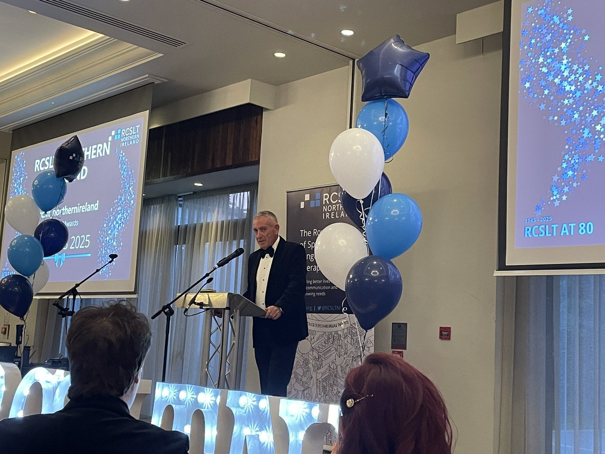 ahpfni's tweet photo. Gorgeous night at the @RCSLTNI awards, celebrating the incredible work of our Speech and Language Therapists. Very deserving finalists and winners 👏🏻👏🏻👏🏻 https://t.co/ECjtfSyTXp
