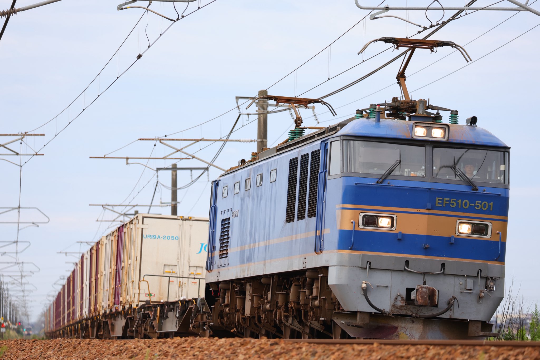 EF510 2両付属 コキ20両 4060 4061レ貨物列車一式 EF510 2両付属 コキ20両 4060 4061レ貨物列車一式