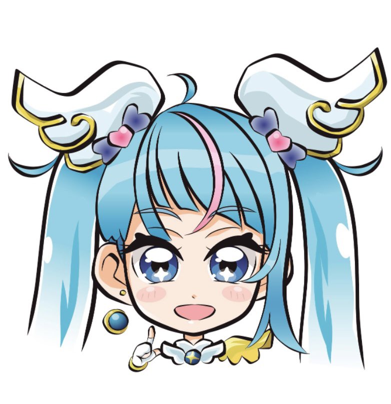 キュアスカイ ,ソラ・ハレワタール 「ソラちゃんおめでとぉ( ͜ˊᗜˋ˶) ͜ 再掲ですが、今日は空の日です #ソラハ」|たっつん@仕事により朝低浮上気味のイラスト