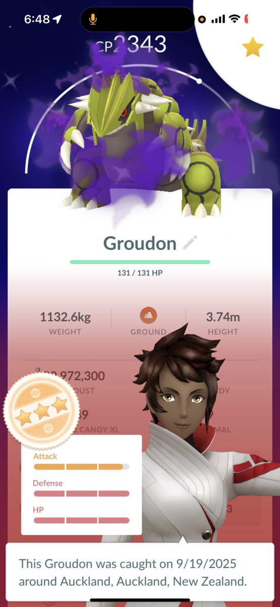 Nick_Harper96's tweet photo. @thetrainerclubb Still can’t believe it. #PokemonGo https://t.co/KBN5XcKI2a