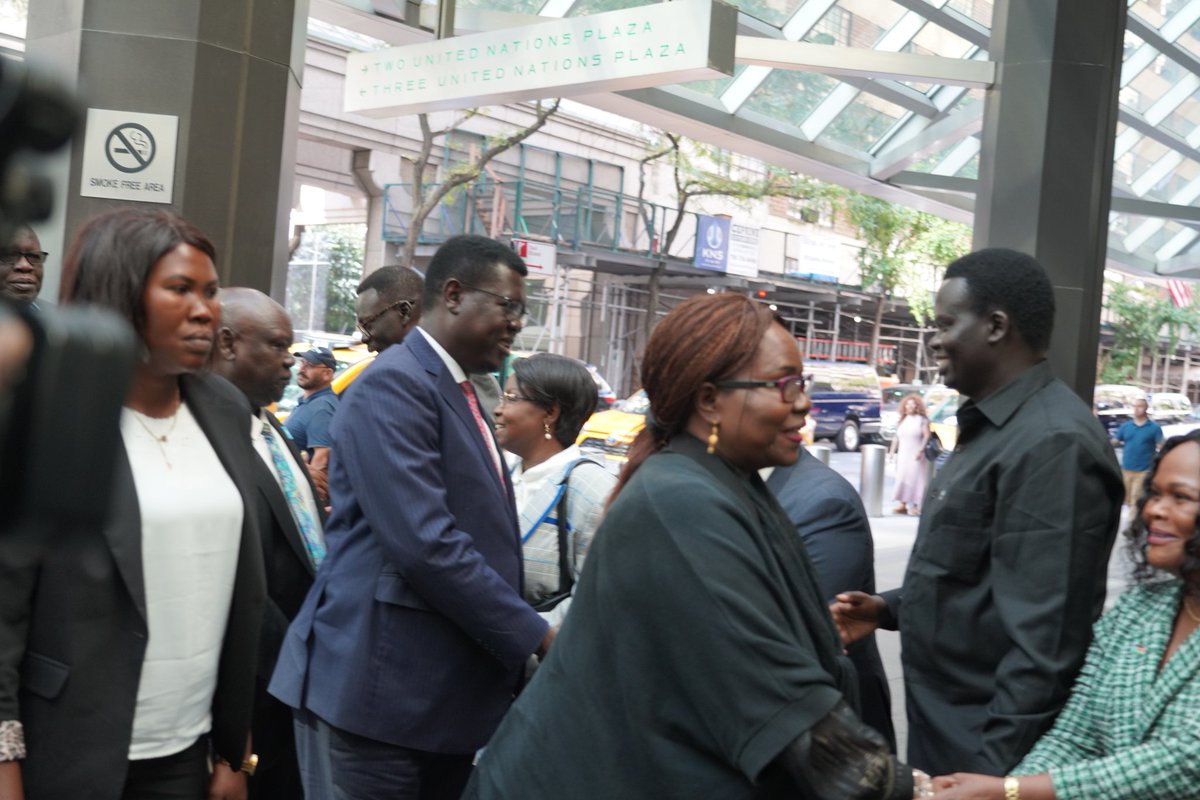South Sudan Delegation to 80th UN General Assembly arrives New York

The Vice President of South Sudan and chair of the service cluster, H.E. Josephine Lagu, arrived in New York on Friday, September 19, 2025, leading a high-level government delegation at the 80th session of the