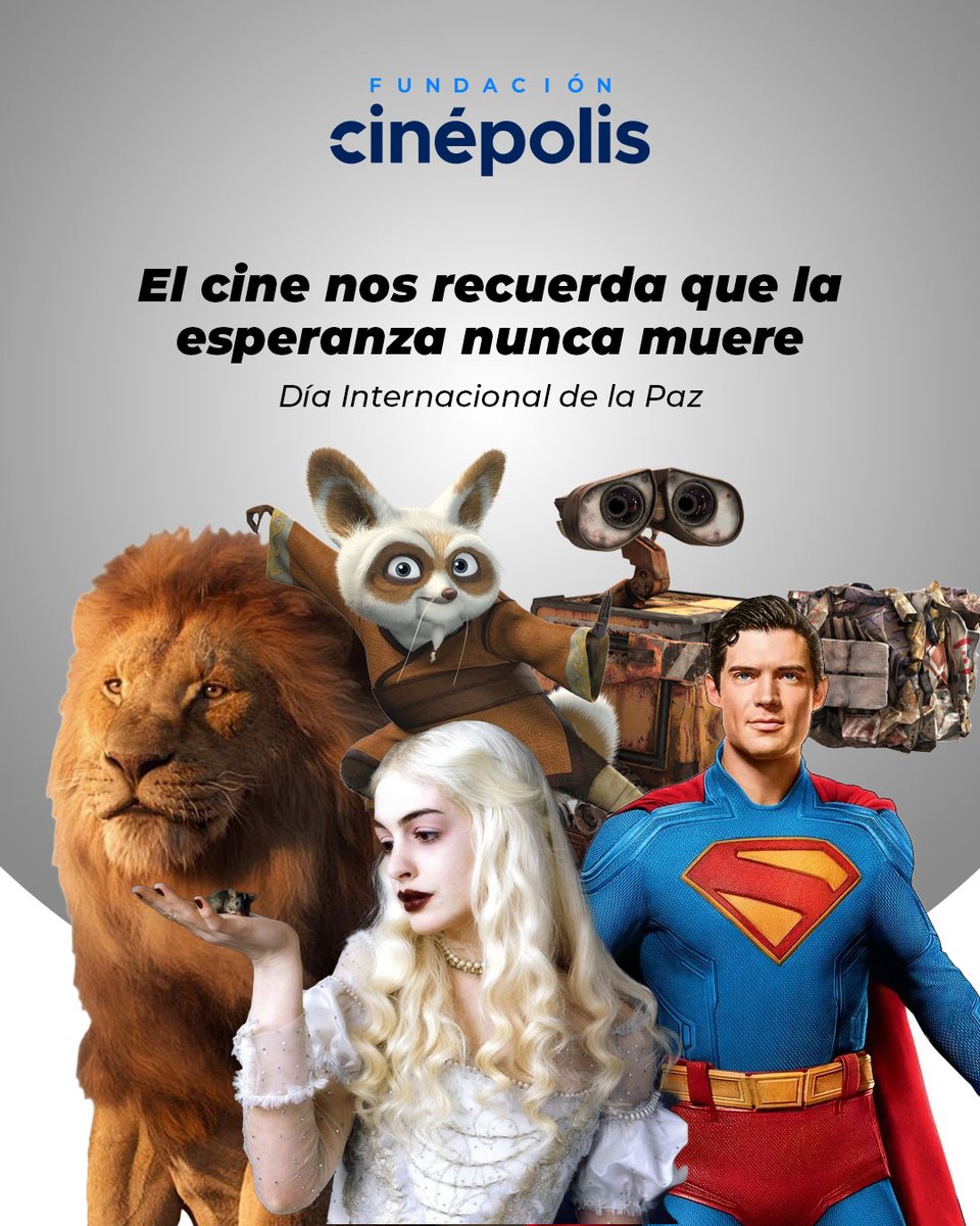 ✨ Dejemos que la paz siempre dirija nuestra vida. #FundaciónCinépolis #DíaInternacionalDeLaPaz 🤍
