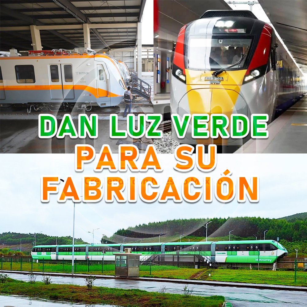 Ver video: youtu.be/D3H3Va7_HNo
🔥¡Entérate!🔥
⭐15 trenes para la ruta AIFA-Pachuca ¿Quién los construirá? ¿Cuándo estarán listos?