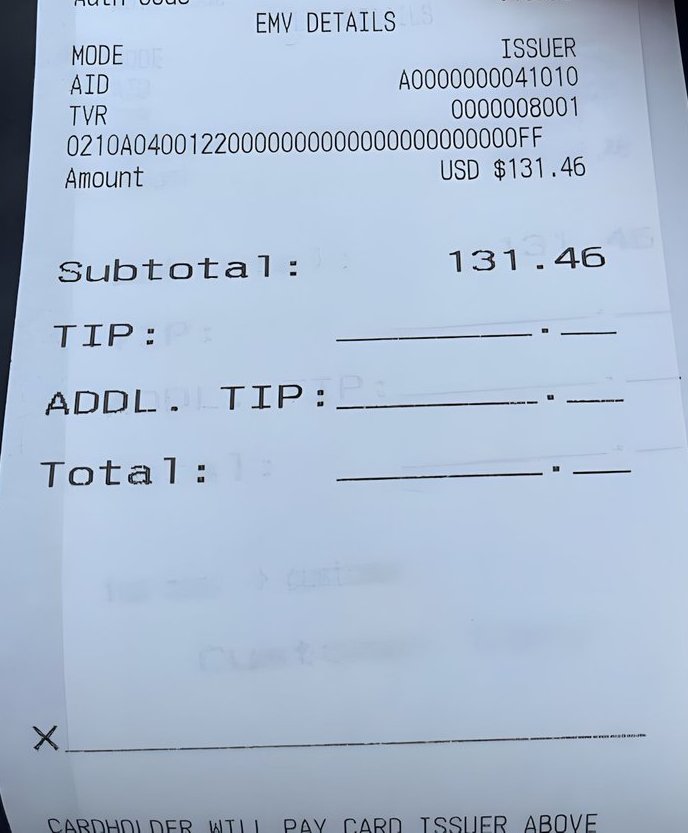 RealKhalilU's tweet image. 💵 How Much Tip Would You Leave On this? Let’s say the server did a very good job.