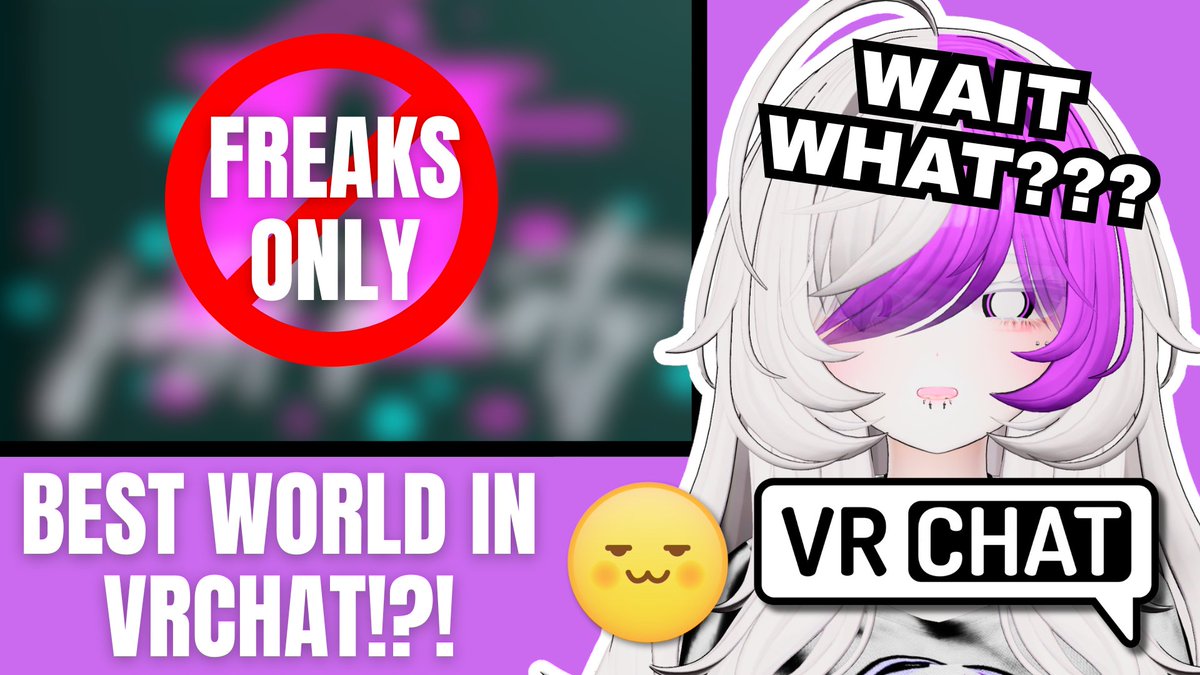eyeziiick's tweet image. THE FREAKIEST WORLD IN VRCHAT???

COME EXPLORE IT WITH ME
(LINKED BELOW)
#vrchat #vrchatcomedy #vrchatfunny #vtuber #vtubers #malevtuber #streamer