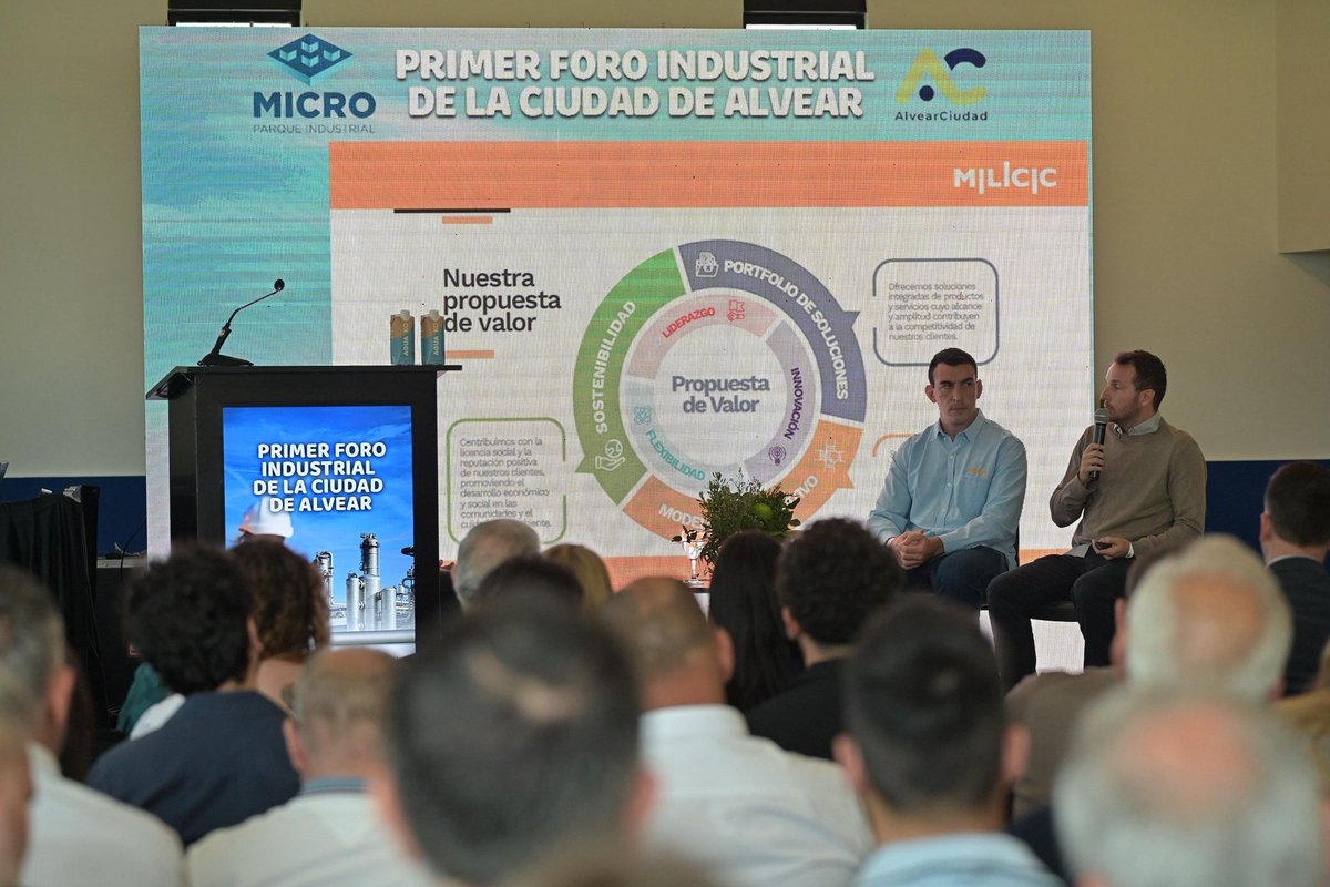 El desarrollo industrial es parte de la identidad de Santa Fe

1° Foro Industrial de la Ciudad de Alvear, empresas de la región y de las provincias de Catamarca, Neuquén y Buenos Aires compartieron experiencias y establecieron lazos de cooperación para impulsar el sector.
(1/2)