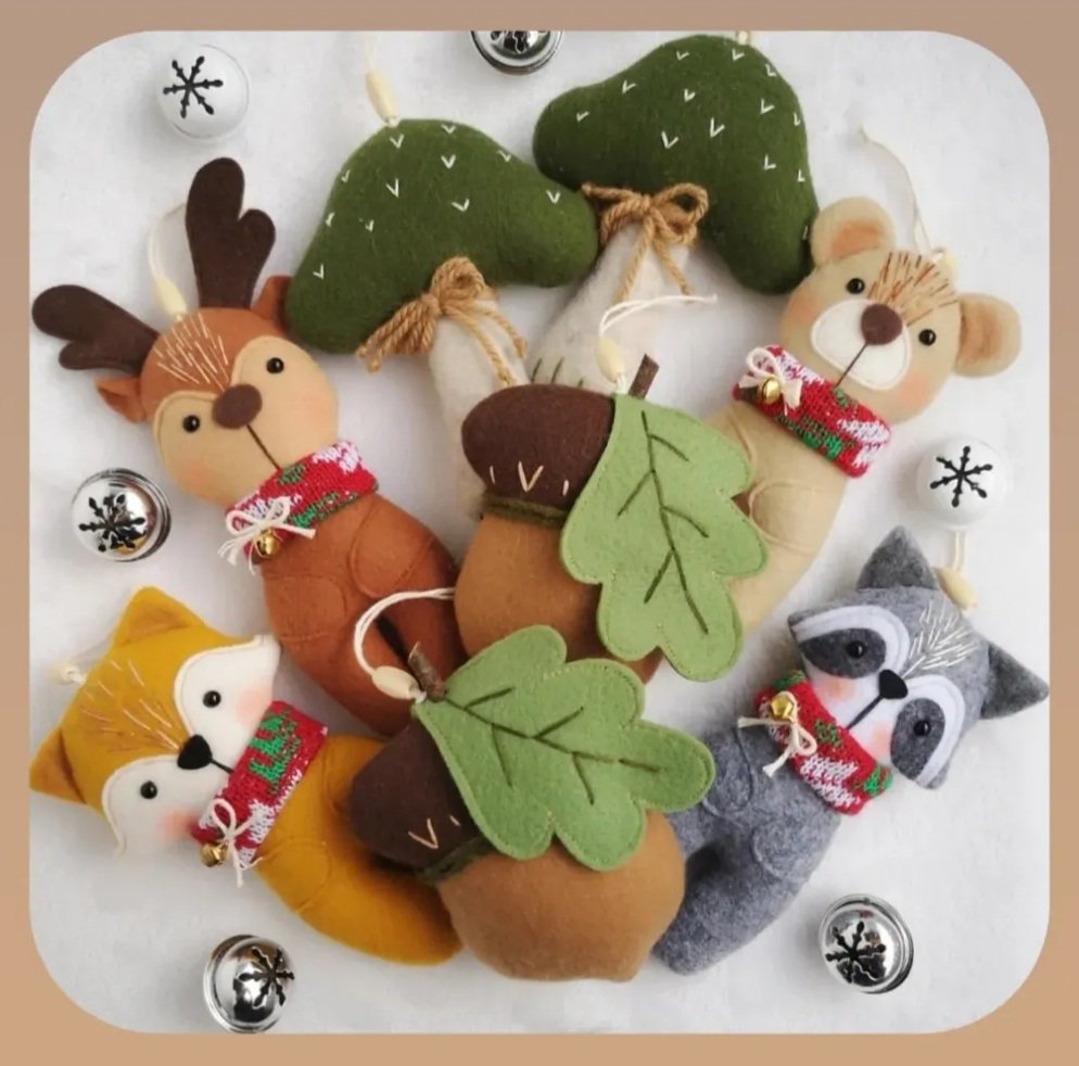 Merhechoamano's tweet photo. Vamos pensando en navidad? Nuestra cajita bosque ya esta disponible con envio gratis a todo el pais. Adornos perfectos para cualquier espacio hechos a mano con mucho amor y cuidado. https://t.co/ByS79OHN8Y