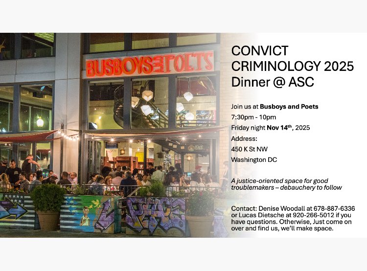 Convict Criminology tweet media