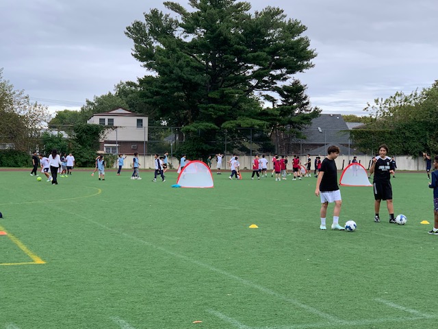 bleekerpride's tweet photo. So much talent and positive energy at the soccer tryouts. ⚽️ We're excited for the season ahead and can't wait to see what this group accomplishes. @bleekerpride #bleekerstrong https://t.co/WbdDhAJT5k