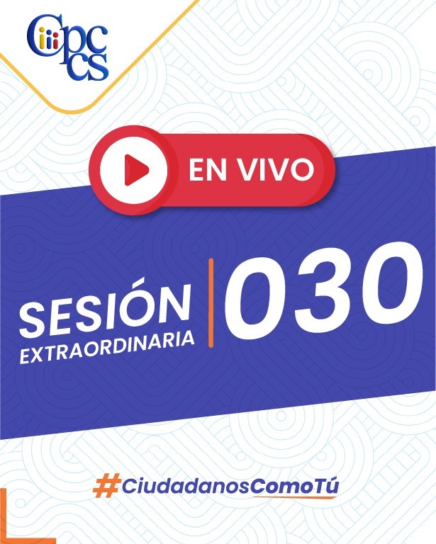 Acompáñanos en la Sesión Extraordinaria N. 30.

🔹El Pleno del CPCCS designará a los vocales titulares y suplentes del Consejo de la Judicatura 2025-2031.

🔴En vivo👇
shorturl.at/ahDYN