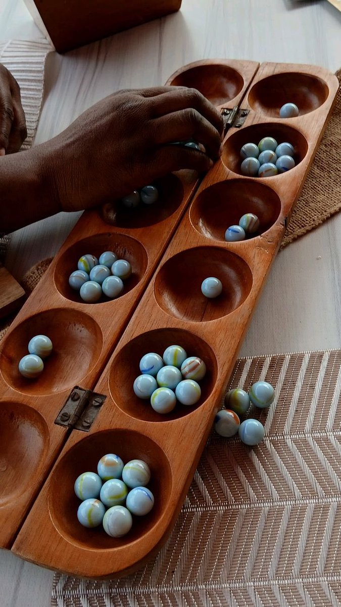 Every vacation in Ho, Grandpa brought out his Oware board. I never won once. He’d laugh, make jokes, then lean closer wi words deeper than the seeds: 'Life is nt about grabbing every seed..it’s about what u sow &amp; leave behind.' Back then, I thought I was just losing. Now I know🌱