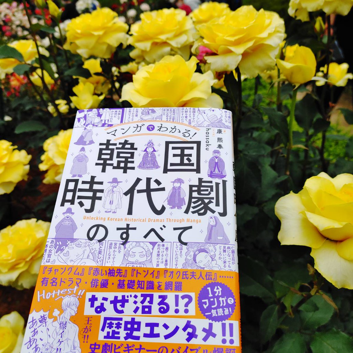 kanghibong's tweet photo. プレゼント／#イム・ユナ(#少女時代 #ユナ)と #イ・チェミン が主演『#暴君のシェフ』の史実がわかる『#マンガでわかる韓国時代劇のすべて』(アマゾンhttps://t.co/dTrYKcfupa)を3人の方に #康熙奉〔#カンヒボン〕のサイン入りでプレゼント！フォロワー＆リポストで応募完了。締切21日。#韓国ドラマ https://t.co/crzsdbqADM