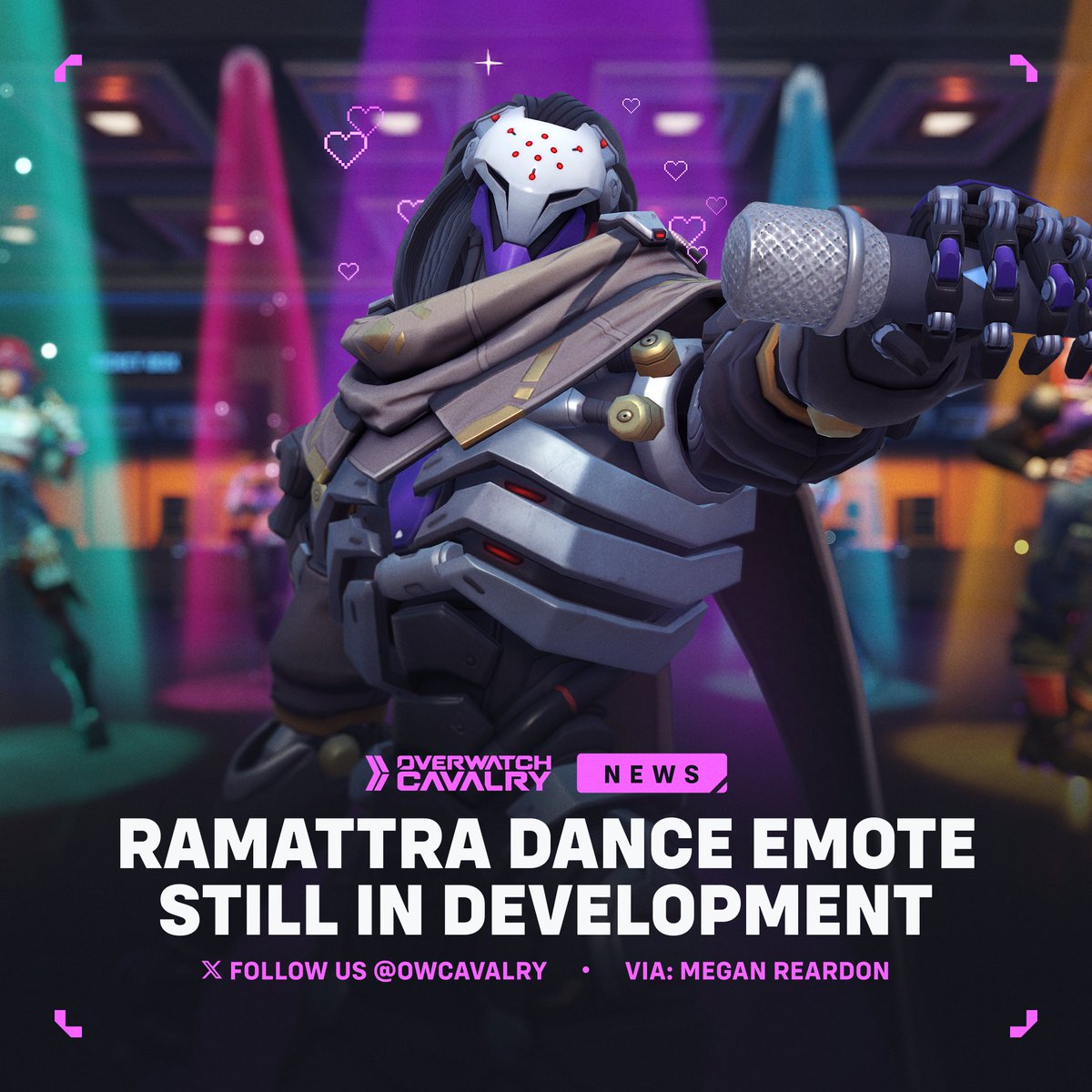 OWCavalry's tweet image. Ramattra Dance Emote Update in #Overwatch2 🪩

Megan Reardon shared that the team encountered some issues while working on the emote, but reassured players that it's still being worked on.