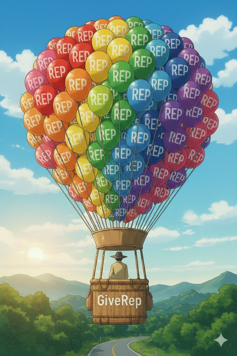 adamkb999's tweet photo. Good morning @GiveRep’ers! ☀️

A new day brings new chances to rise higher 🚀

Every ❤️, 📝, and 🔁 is a balloon lifting us closer to the sky 🎈

Let’s grow together and let $REP shine brighter than ever 💎 https://t.co/sxV2o85zAc