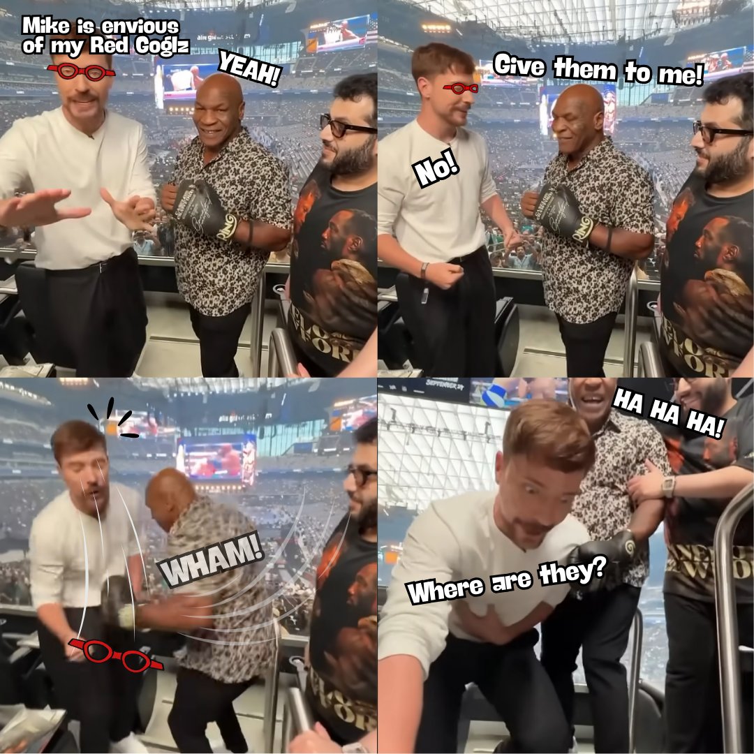 The real reason why Mike Tyson punched MrBeast. 👓💥🥊