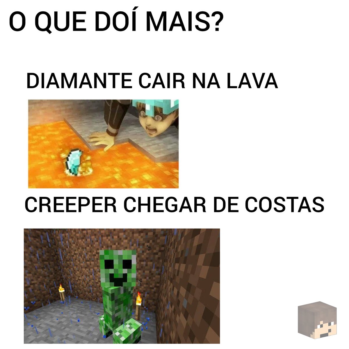 Plankirio's tweet photo. Tem algo errado com esse Creeper https://t.co/r4idYxdqNH
