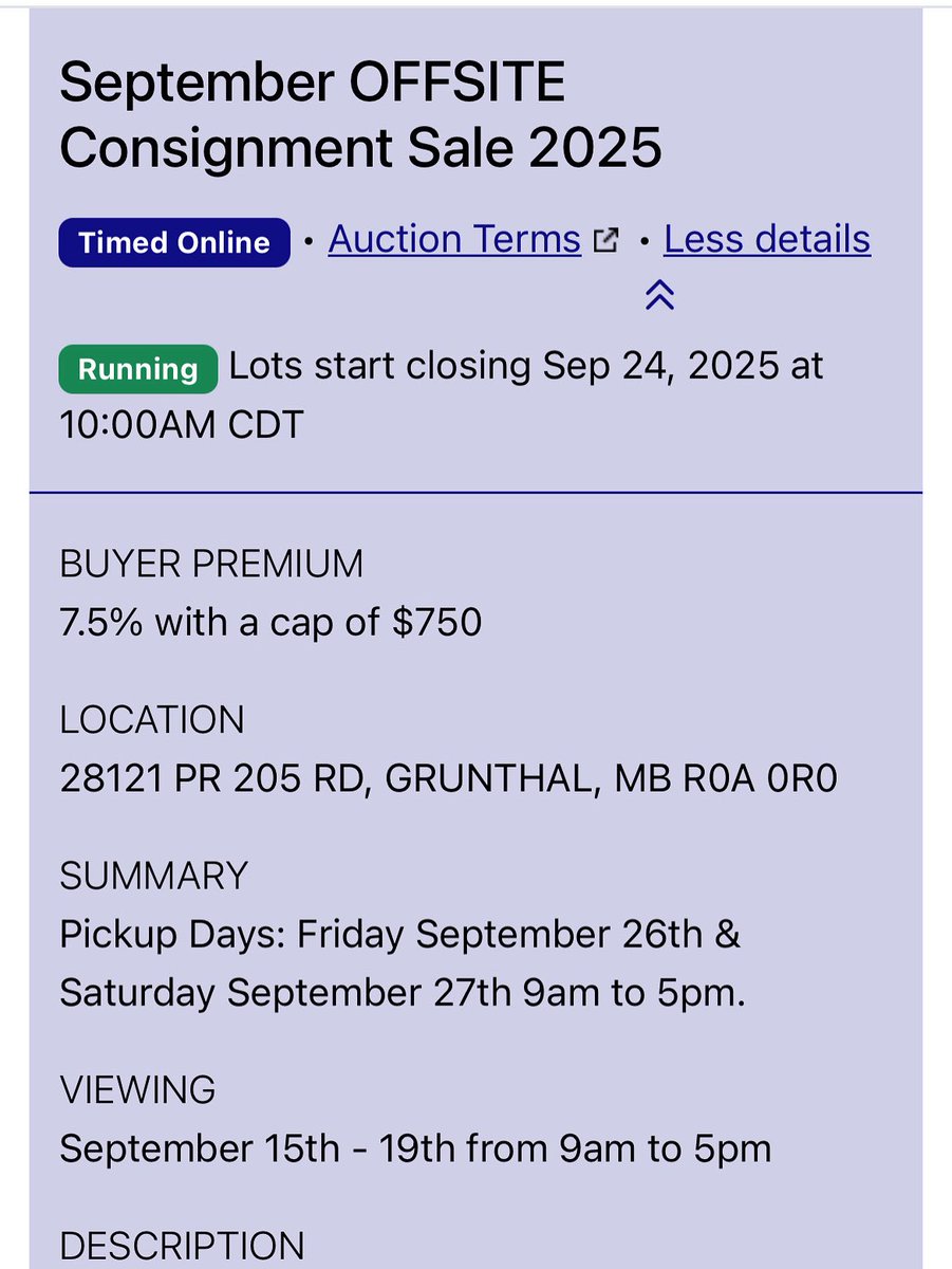 looks like super deals to be had at this auction !!