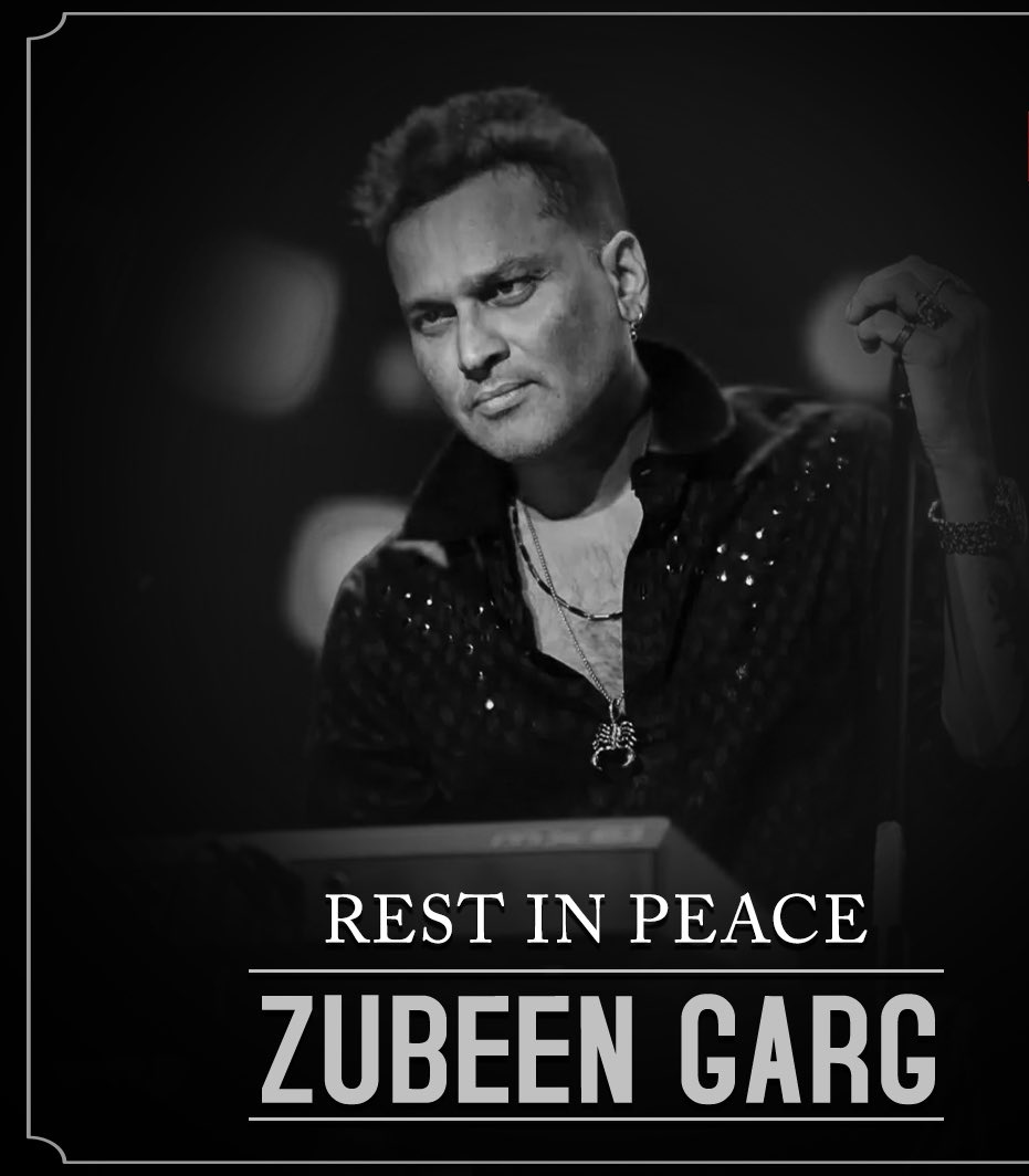 abhinav3096's tweet image. Two famous personalities of music and acting have now left this world.
My heartfelt salute to both Robo Shankar and Zubin Garg.

 #Zubeen_Garg 
#RoboShankar
