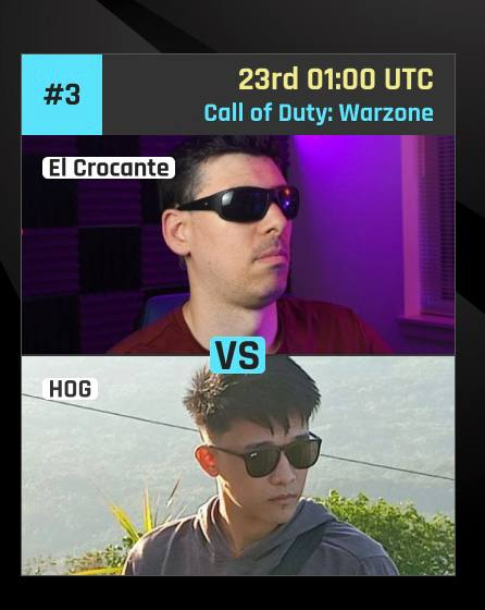 El Crocante - CODE: CROCANTE๐๐ (@crocante_el) on Twitter photo ๐ฅ ยกEPIC CREATOR BATTLES START NOW! ๐ฅ
As a Partner of <a href="/PredictGo/">PredictGo</a> Iโll be facing a new rival each day in a series of battles โ and Iโm counting on your support ๐ชโ๏ธ
The first one kicks off on Sep 23 | 01:00 UTC where I face <a href="/HOG_369/">HOG Web3 Gaming Guild</a> in a Call of Duty: Warzone Kill Battle ๐ฎ๐ฅ ๐ฅ ยกEPIC CREATOR BATTLES START NOW! ๐ฅ
As a Partner of <a href="/PredictGo/">PredictGo</a> Iโll be facing a new rival each day in a series of battles โ and Iโm counting on your support ๐ชโ๏ธ
The first one kicks off on Sep 23 | 01:00 UTC where I face <a href="/HOG_369/">HOG Web3 Gaming Guild</a> in a Call of Duty: Warzone Kill Battle ๐ฎ๐ฅ