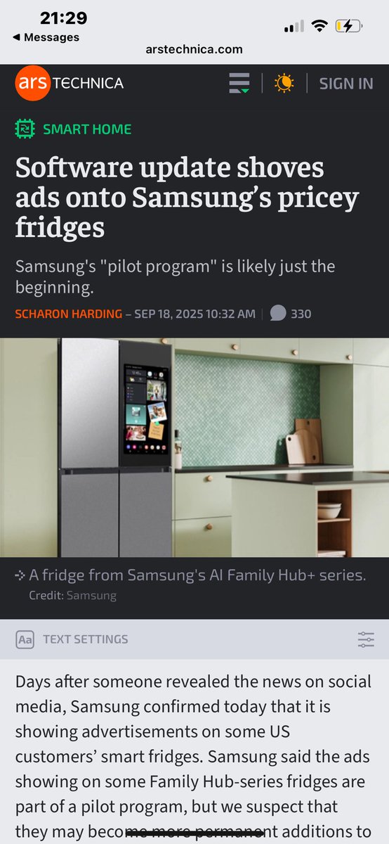 .Thanks, but no thanks I’ll go back to an old-fashioned ice box before I’d get one of these. Why? 🙈just call it a Spy Box not a Refrigerator.