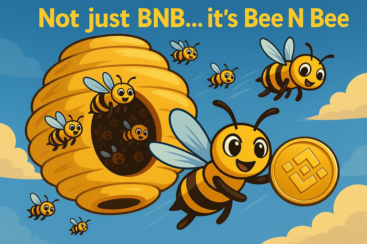 beenbsc's tweet photo. It's Bee N Bee.

#BNB #BNBChain https://t.co/j4Clcek4yG