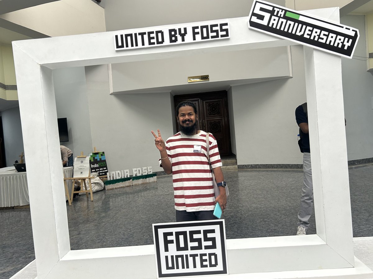 ParamSiddharth's tweet image. It’s #IndiaFOSS 2025 time! 
@FOSSUnited