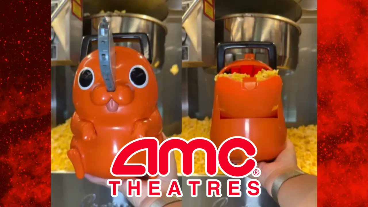 チェーンソーマン ポップコーンバケツ 受注販売】チェンソーマンヘッド型ポップコーンボックス【劇場版