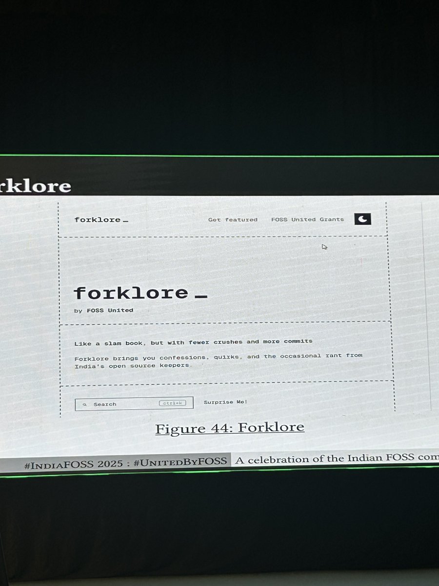 ParamSiddharth's tweet image. “So much open-source software comes out of India that the world needs to know more about.”
@FOSSUnited #IndiaFOSS @IndiaFOSS